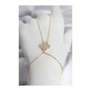 Pirinç Gold Renk Yonca Model Kadın Şahmeran
