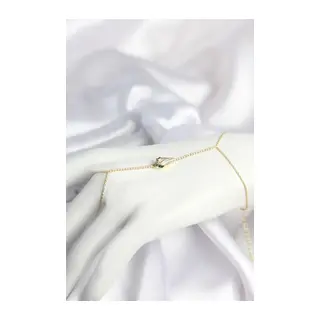 Gold Renk Yılan Model Pirinç Kadın Şahmeran