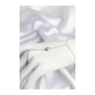 Gümüş Renk Yılan Model Pirinç Kadın Şahmeran