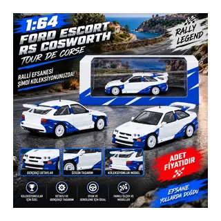 1/64 Ford Escort RS Cosworth Tour de Corse (adet fiyatıdır)