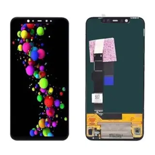 Mi 8 Uyumlu Lcd Ekran Dokunmatik Siyah (Çıtasız)