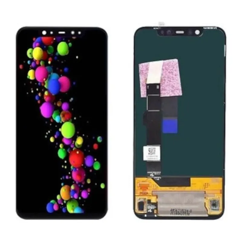 Mi 8 Uyumlu Lcd Ekran Dokunmatik Siyah (Çıtasız)