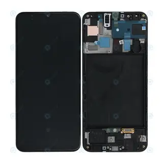 Samsung Galaxy A50 Uyumlu Lcd Ekran Dokunmatik Çıtalı (Si