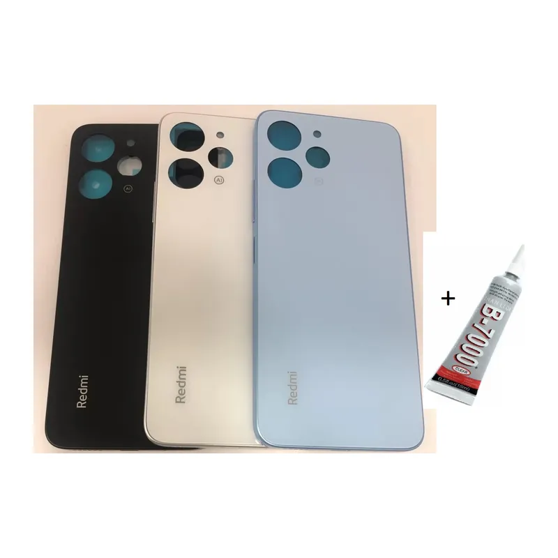 REDMİ 12 Uyumlu Arka Batarya Pil Kapağı BUZ MAVİSİ (B7000