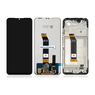 Redmi Note 11R Uyumlu Dokunmatik ekran Çıtalı (Siyah)