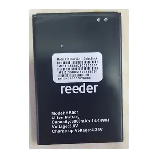 Reeder P13 Blue 2021 Güçlendirilmiş Batarya