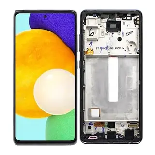 Samsung Galaxy A52 Uyumlu Dokunmatik Ekran Çıtalı (Siyah)