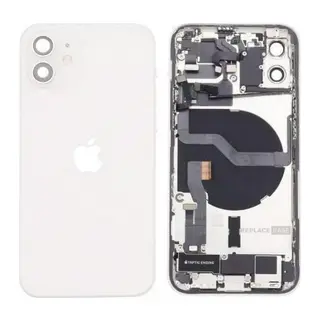 iPhone 12 Uyumlu FULL Dolu Kasa (Beyaz)