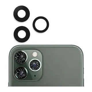 iPhone 11 Pro Max Uyumlu Arka Kamera Camı Lensi Seti