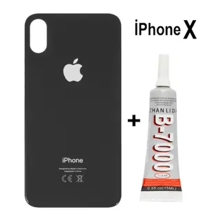 iPhone X Uyumlu Arka Pil Kapağı ve Yapıştırıcı Hediye (Si
