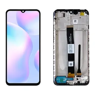 Redmi 9A Uyumlu - 9C Dokunmatik Ekran Çıtalı (Siyah)