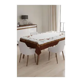Masa Örtüsü, Dijital Baskılı Tek Masa Örtüsü, Desenli Leke Tutmaz Tek Masa Örtüsü
