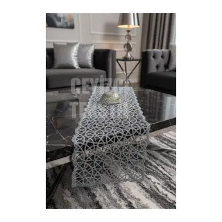 Fransız Dantel Detaylı Tek Runner, Masa Üzerine Runner, Masa Örtüsü Runneri