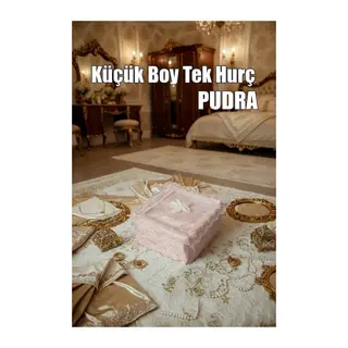 Çeyizlik Küçük Tek Hurç Çiçekli, Kadife Tek Hurç Çeyizlik Dantelli Hurç, Küçük Boy Hurç