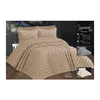 Çift Kişilik Yatak Örtüsü KAPİ 3 Parça Yatak Örtüsü Bedspread