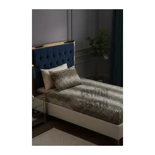 Lastikli Çarşaf 1 Yastık Kılıfı - Leopar - TEK KİŞİLİK