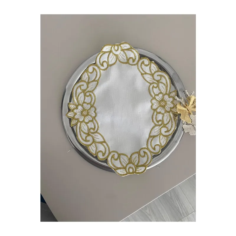 Kahve Sunum Tepsi Örtüsü - 1 Adet Tepsi Peçetesi