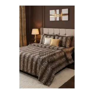 Çift Kişilik Nevresim Takımı Leopar