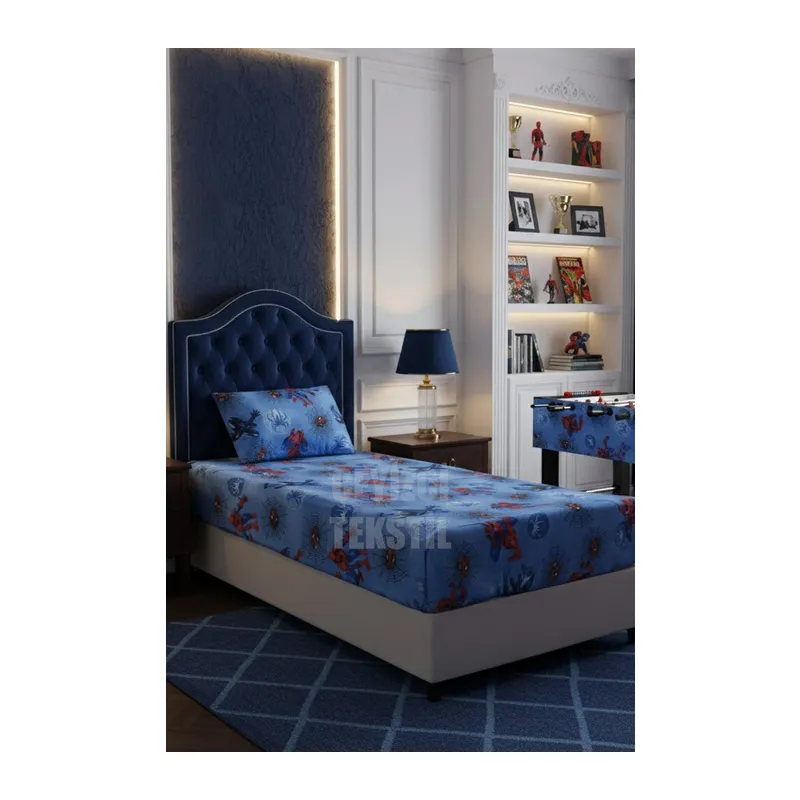 ÖRÜMCEK MODEL LASTİKLİ ÇARŞAF TEK KİŞİLİK