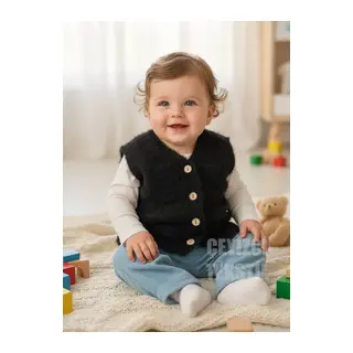 Bebek Yeleği, Yumoş Bebek Yeleği Simsiz Yumuşacık Bebek Yeleği