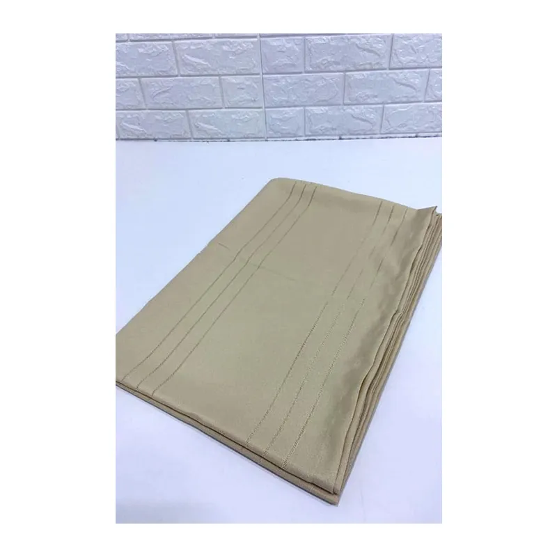 Çizgili Tek Masa Örtüsü Colber 160x220cm Kahve
