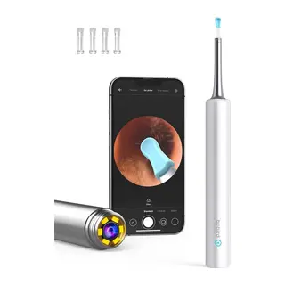 T5 3MP KAMERA 3.5MM LENS ŞARJLI WIFI GÖRÜNTÜLÜ KULAK TEMİZLEYİCİ BEYAZ RENK