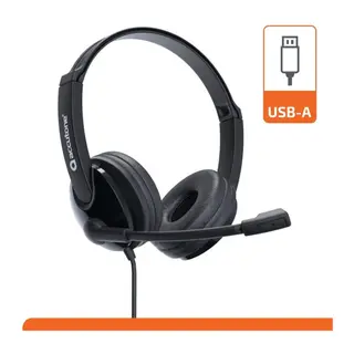 ACCUTONE UB101 DUO USB SİYAH RENK ÇAĞRI MERKEZİ KULAKLIĞI