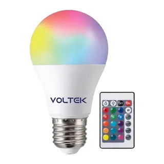 Voltek 9w Kumandalı Beyaz+Rgb Led Ampul 1 Adet