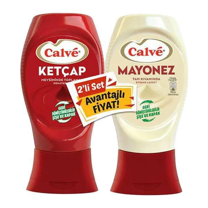 Ketcap 610 Gr. Acı + Mayonez 540 Gr. 1 Adet