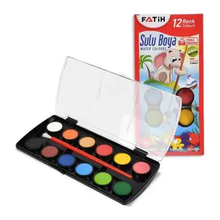 S-12 Sulu Boya 12 Renk 1 Adet