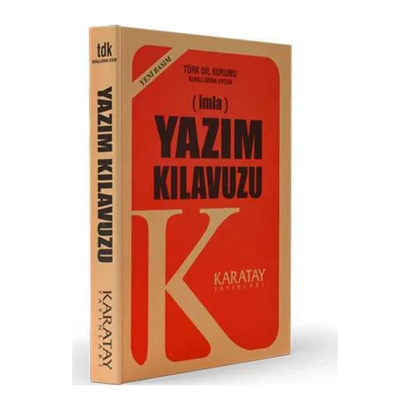 Plastik Kapak Yazım Klavuzu 1 Adet