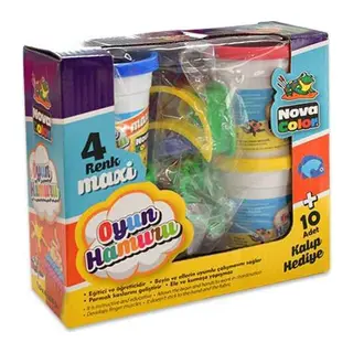 Nc-4155 4 lü Maxi Oyuncaklı Oyun Hamuru
