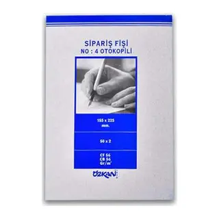 0209 Sipariş Fişi Otokopili Büyük 2X50