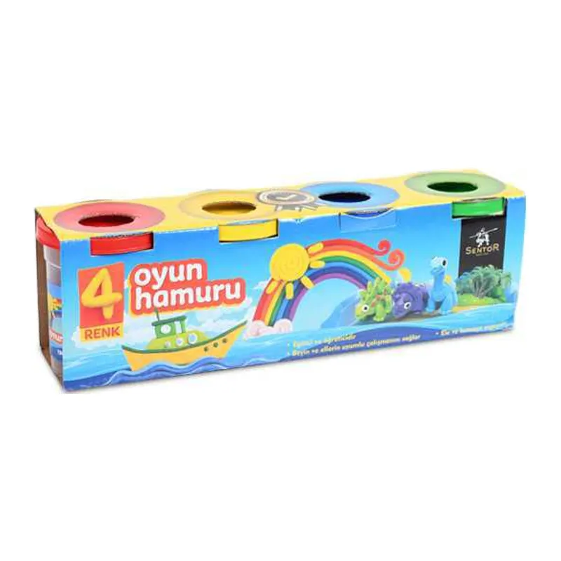 Sentor Se-1401 4 Renk Oyun Hamuru 520gr 1 Adet