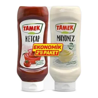 Ketçap 600gr + Mayonez 540gr. 1 Adet
