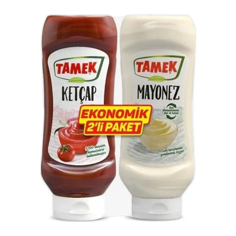Ketçap 600gr + Mayonez 540gr. 1 Adet