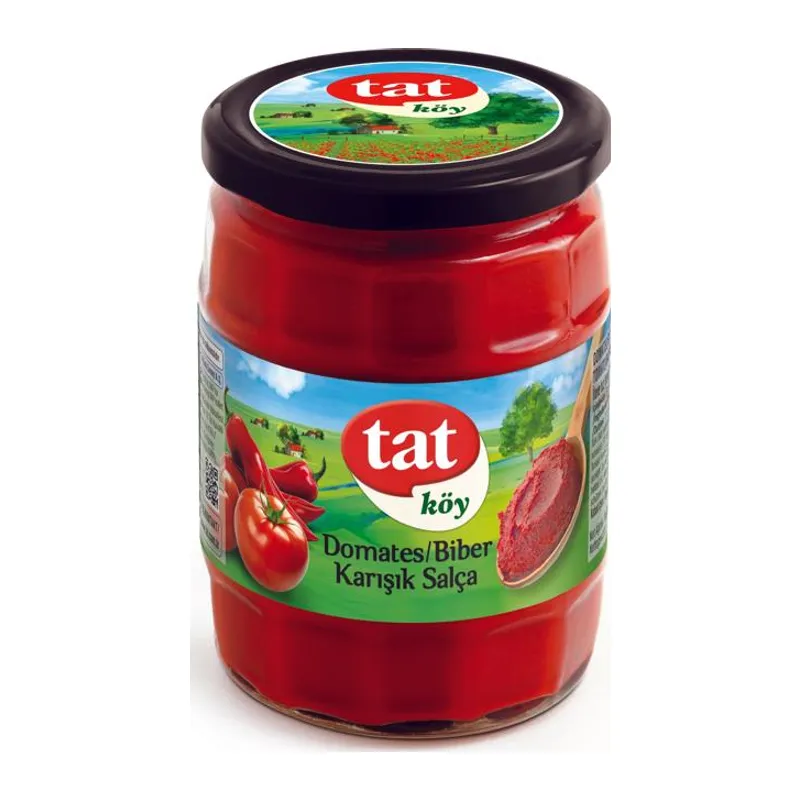 Domates Biber Salçası 560gr Cam 1 Adet
