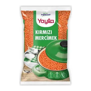 Kırmızı Mercimek 1000gr 1 Adet