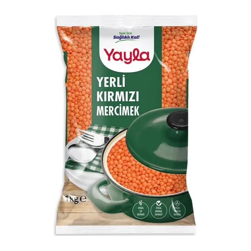 Kırmızı Mercimek Yerli 1000 Gr 1 Adet
