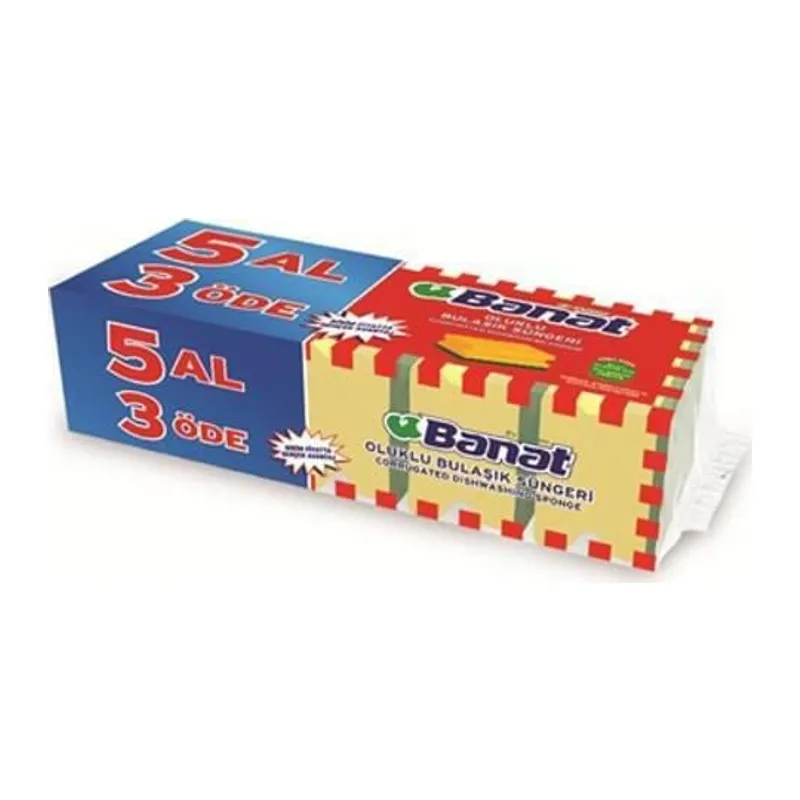 Oluklu Sünger 5li