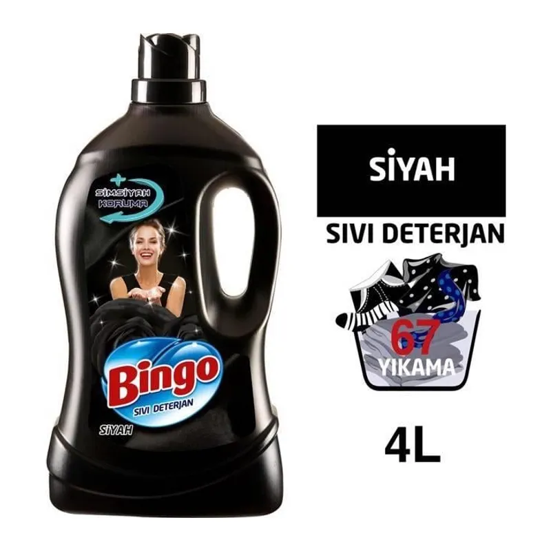 Sıvı Çamaşır Siyah 4Lt 1 Adet