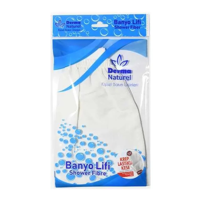 Naturel Ms-20 Krep Lastikli Banyo Kesesi 1 Adet