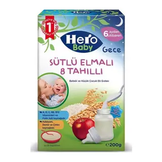 Sütlü Tahıl Elma 200 Gr. 1 Adet