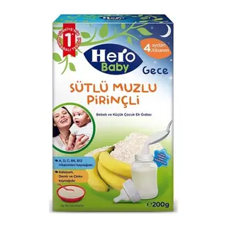 Sütlü-Pirinç-Muz 200 Gr 1 Adet