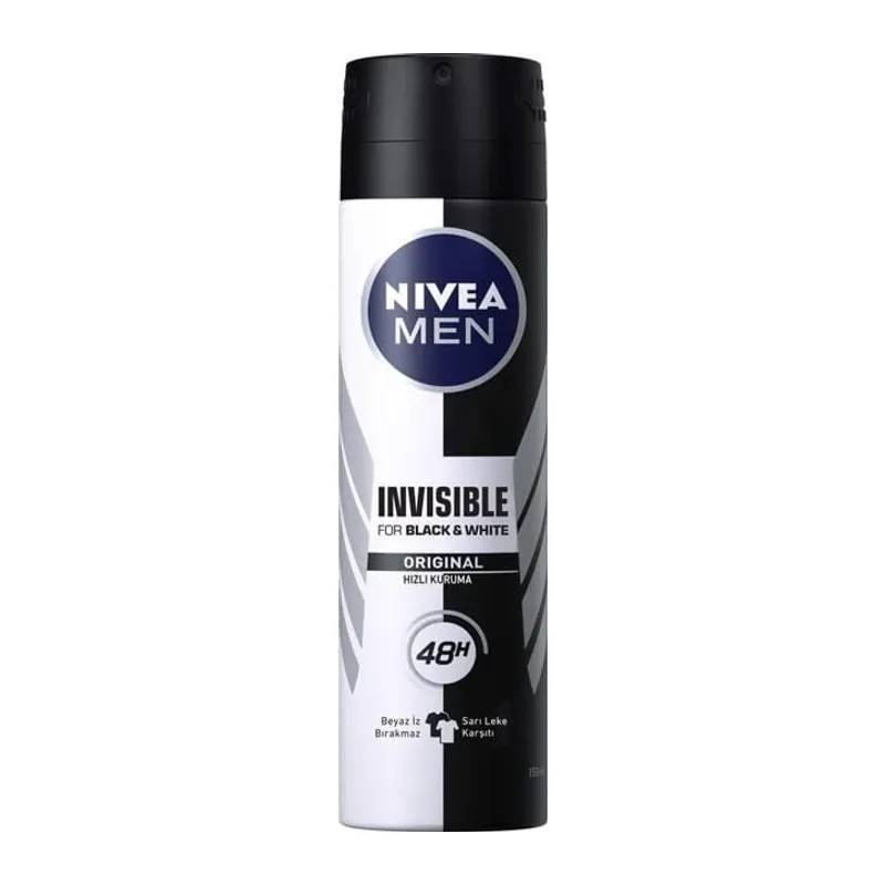Deo Bay İnvisible Black&White Power 150Ml 1 Adet