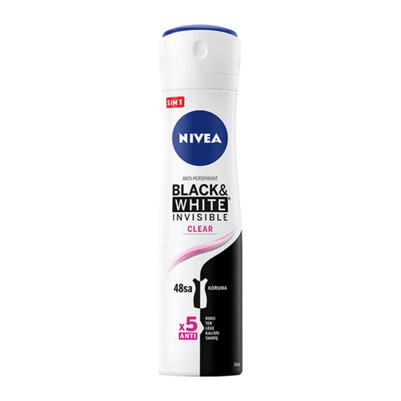Deo Bayan İnvisible Black&White Clear 150Ml 1 Adet