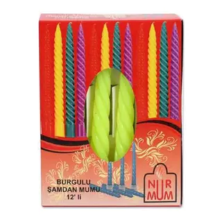 X-202 12 li Şamdan Mum