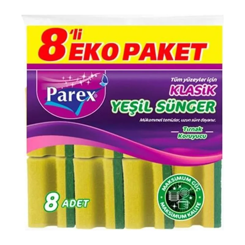 Oluklu Sünger 8 li
