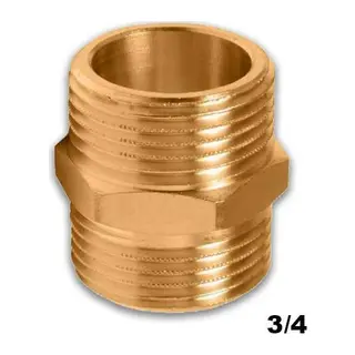 Sarı Nipel 3/4 1 Adet