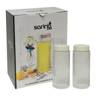 SARINA 125-5 1500cc 2lı DIAMOND KAVANOZ